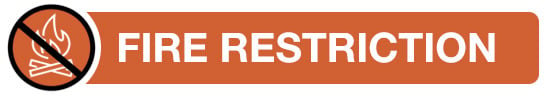 Fire Restriction banner