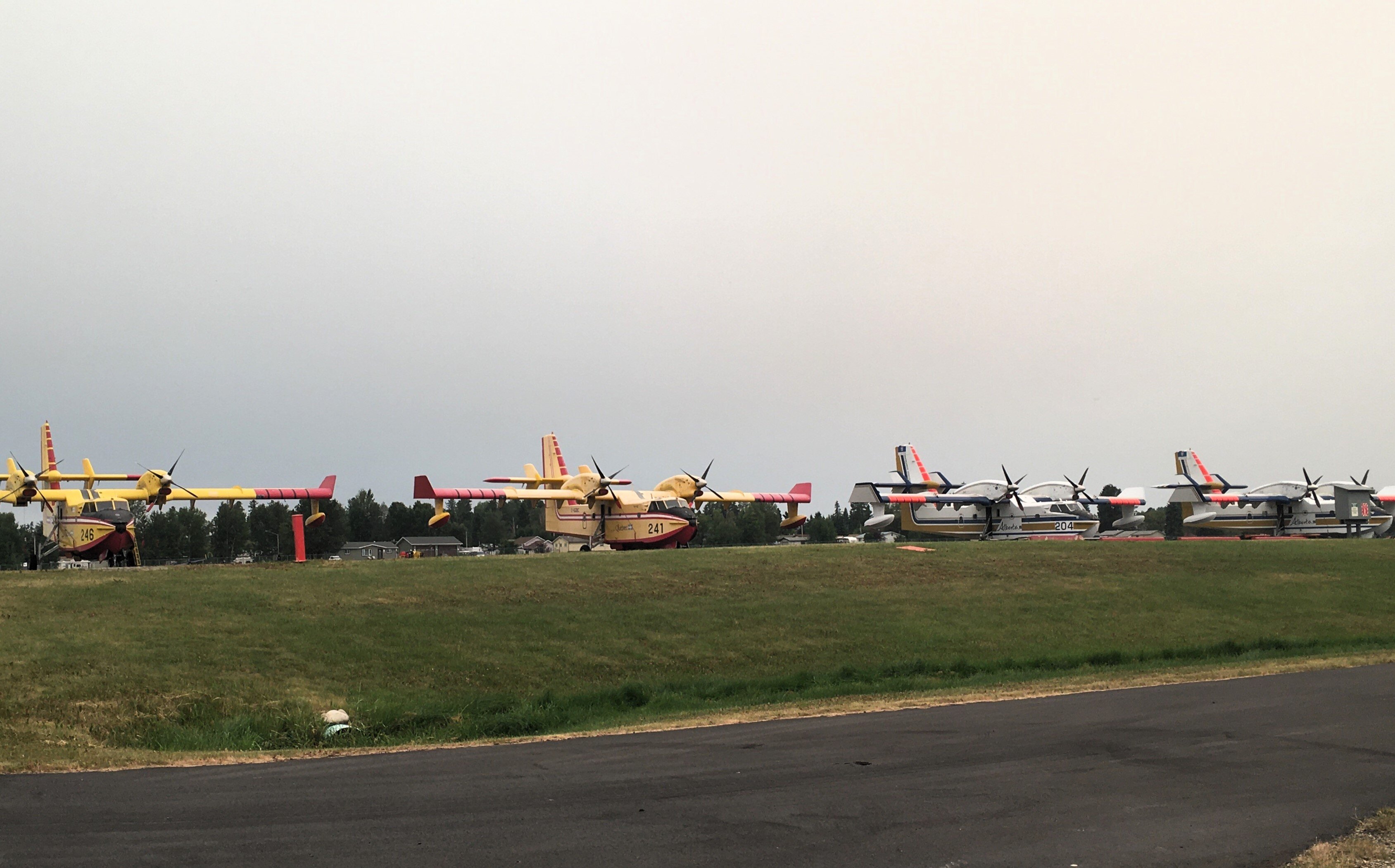 July 23 24 Airtankers at Edson for Jasper