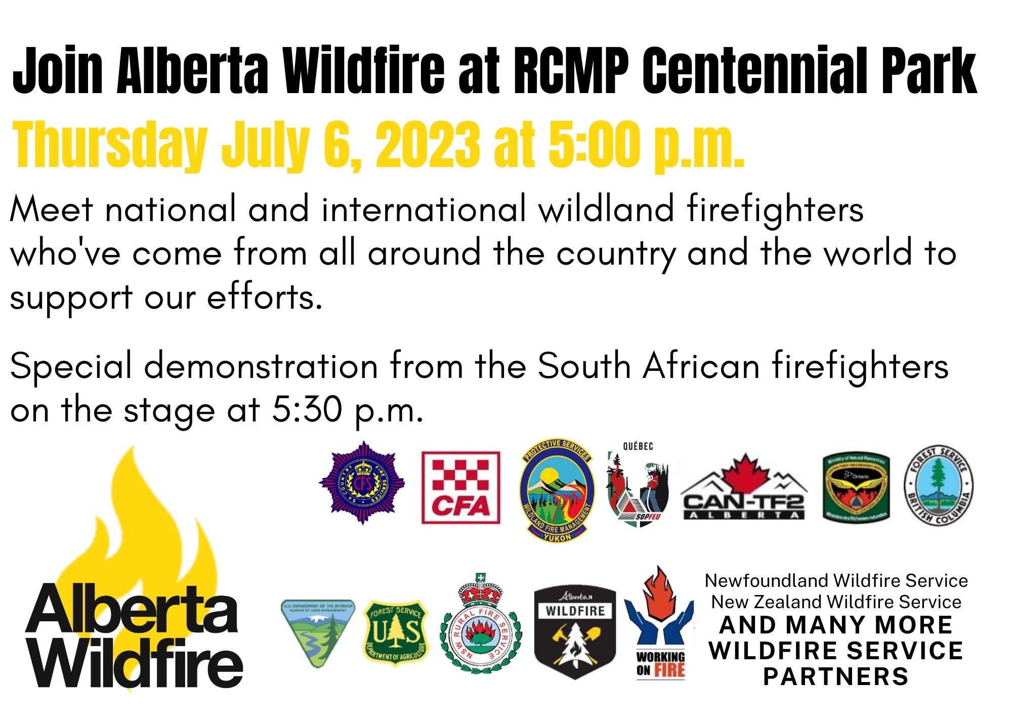 Alberta Wildfire - Centennial Park - July 6 2023