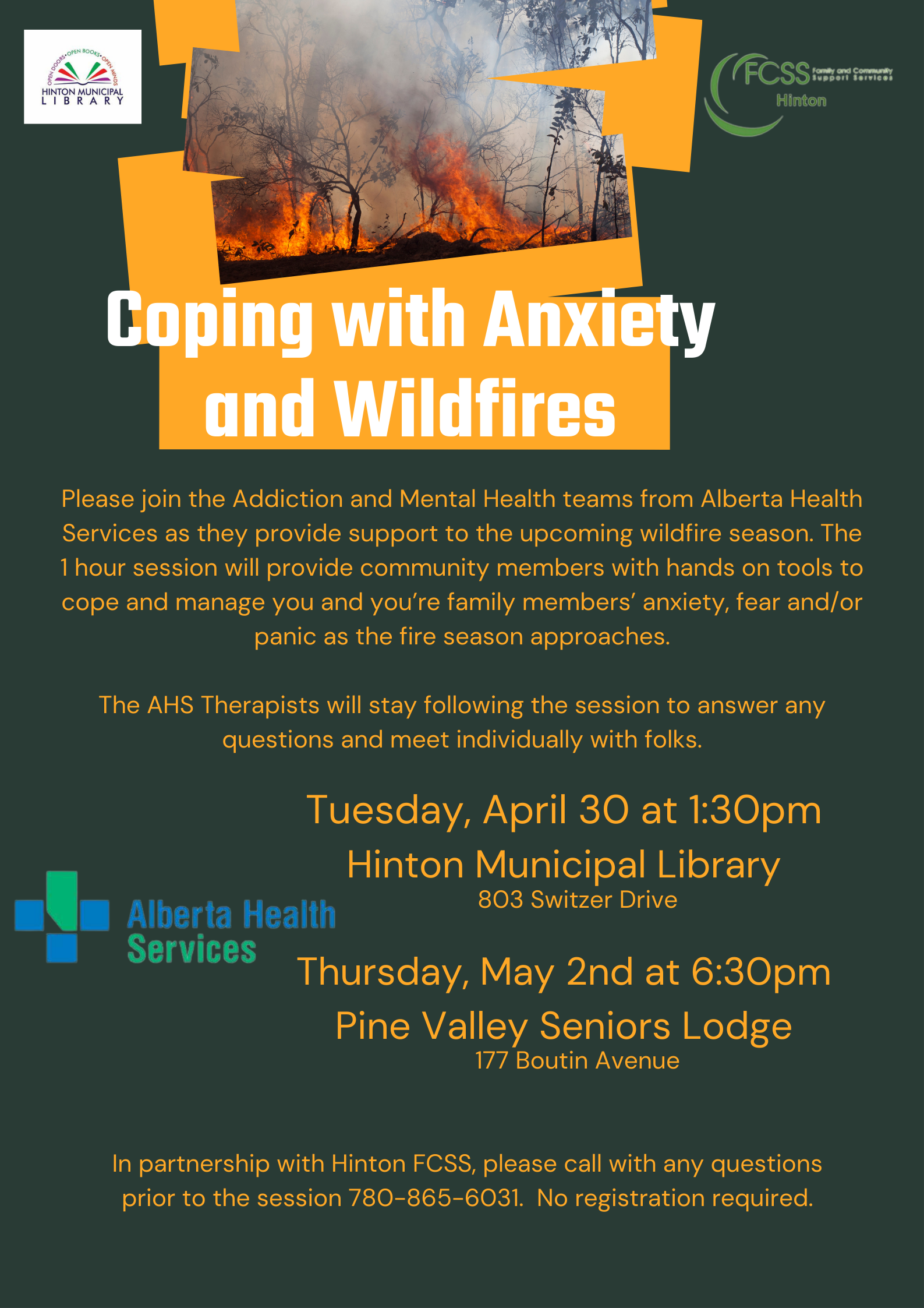 April 18 Wildfires and Anxiety 