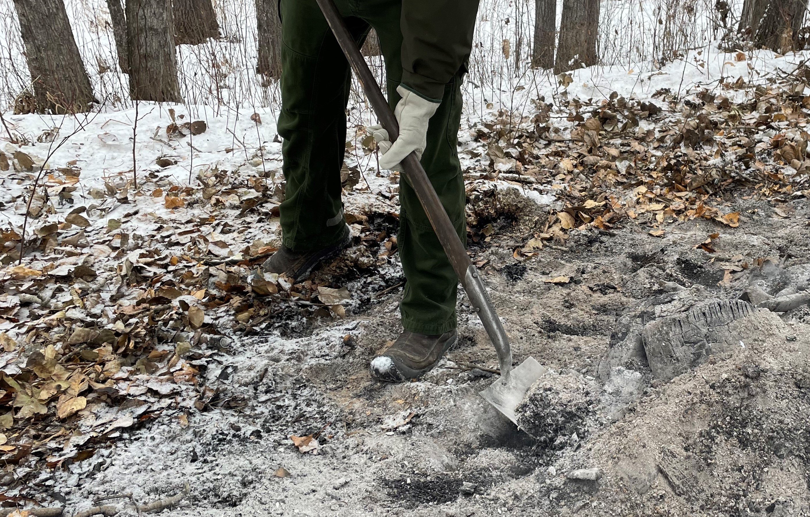 check your winter burning shovel