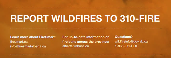 report wildfire banner