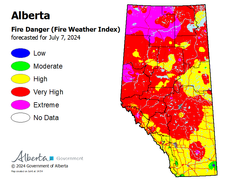Fire-Danger-Map-July-7-2024