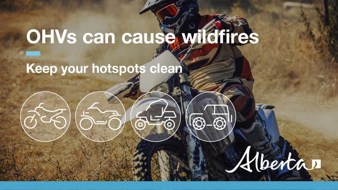 2022 OHV Can cause wildfires Dirt Bike