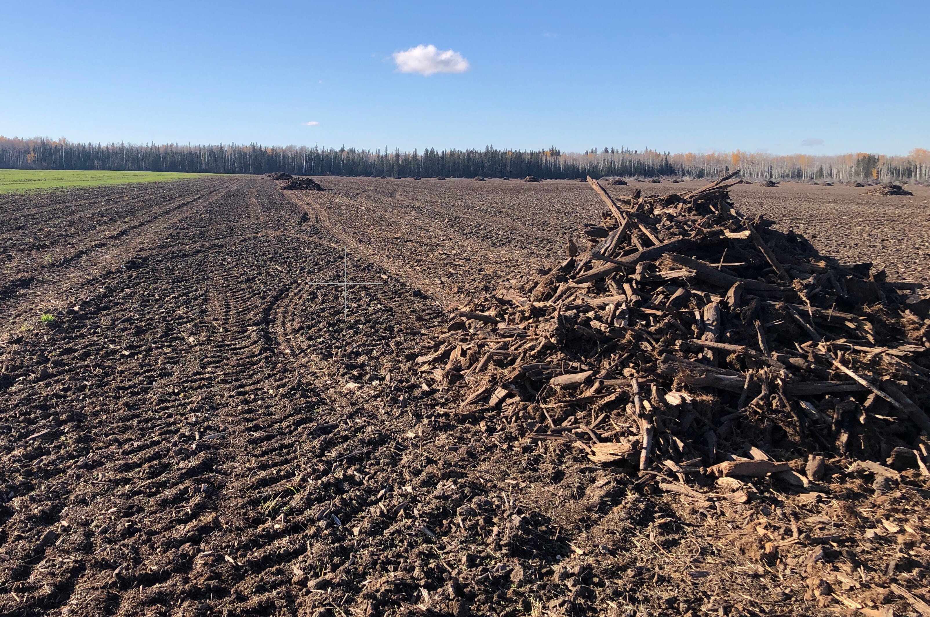 Good burn pile ready for permit