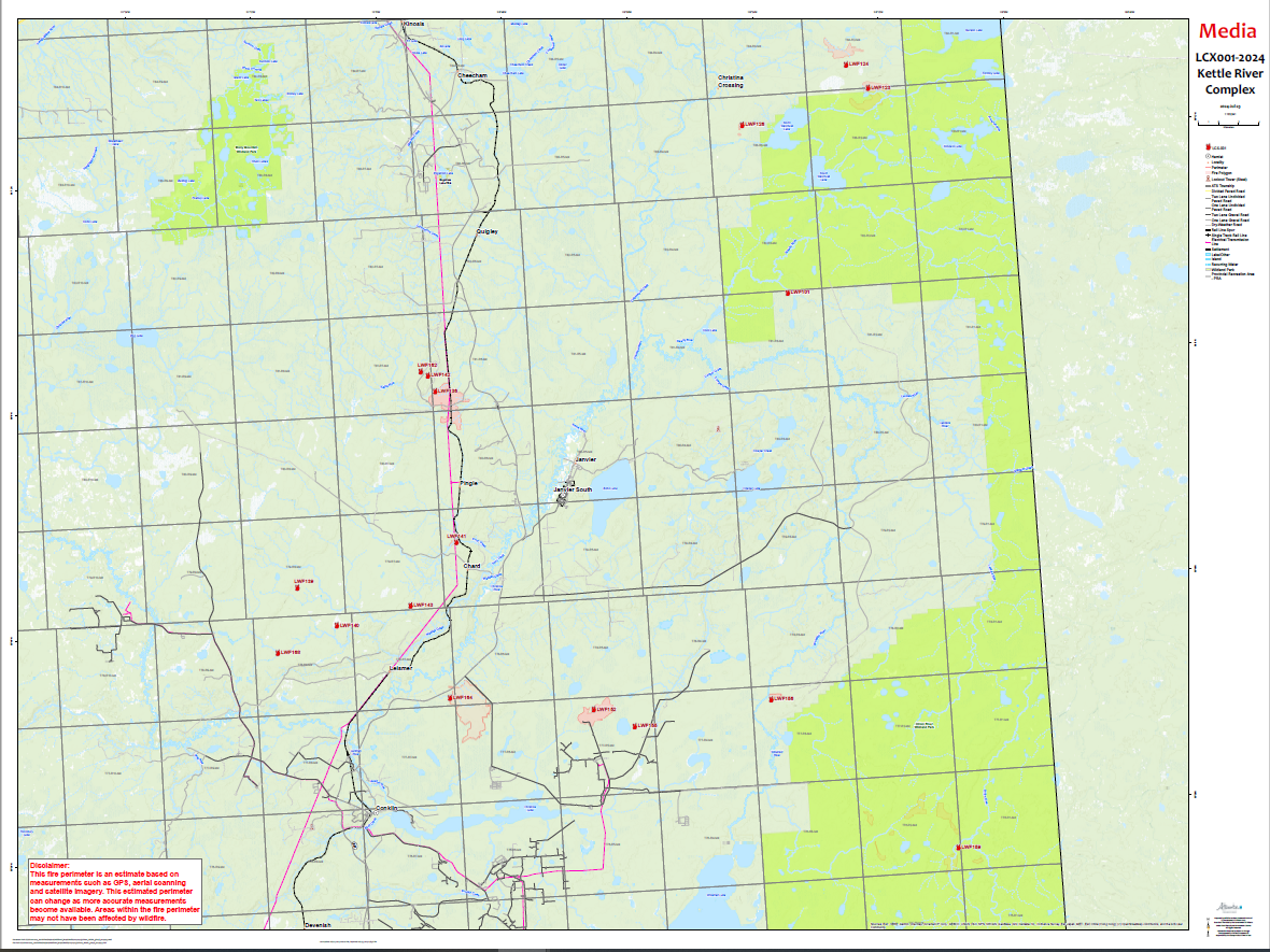 Kettle Creek Complex Map 0723