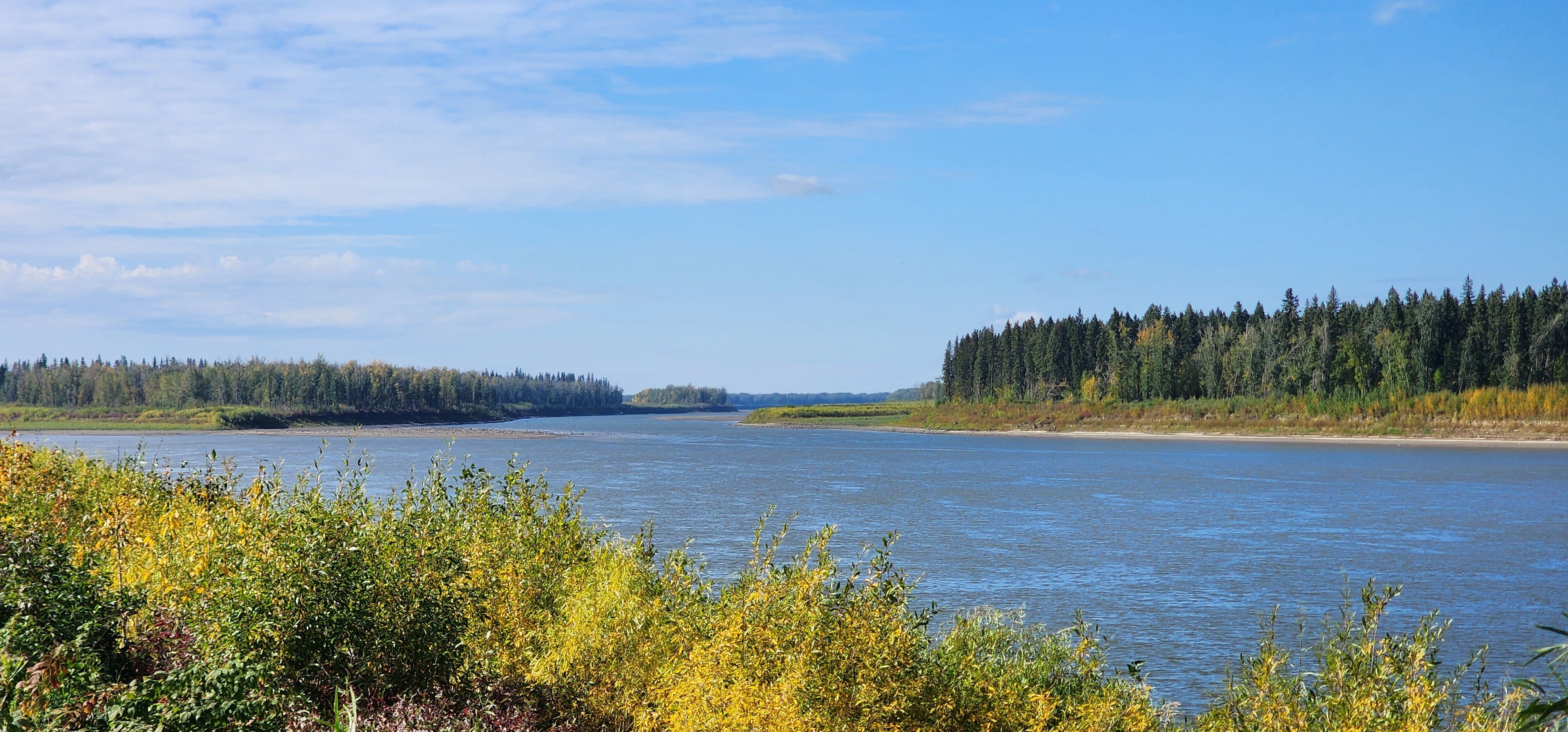 Peace River at Fort Vermilion (Sept 2024)