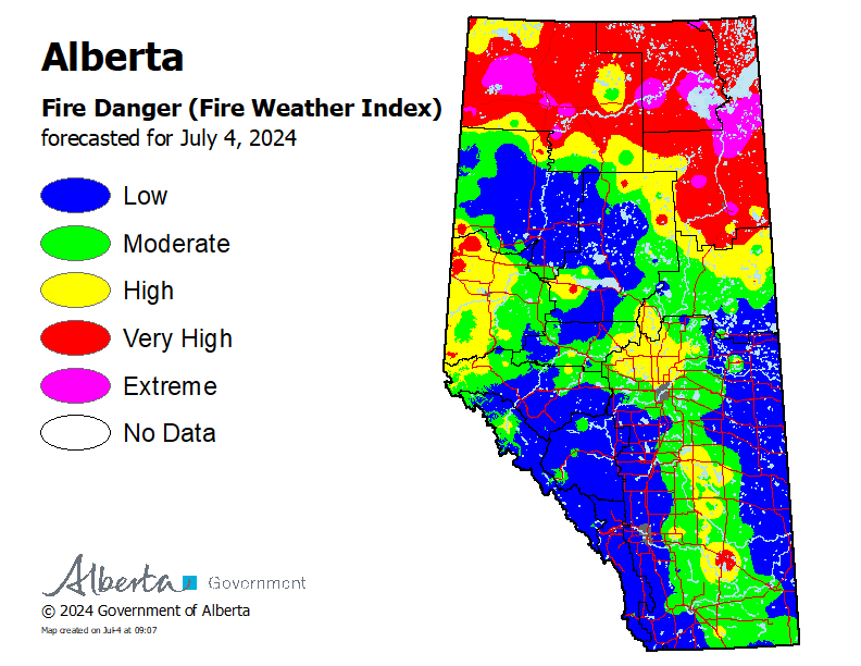 fire danger 07.04