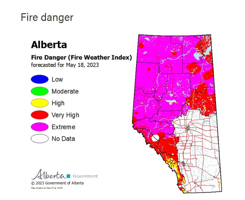 may 18 wildfire danger